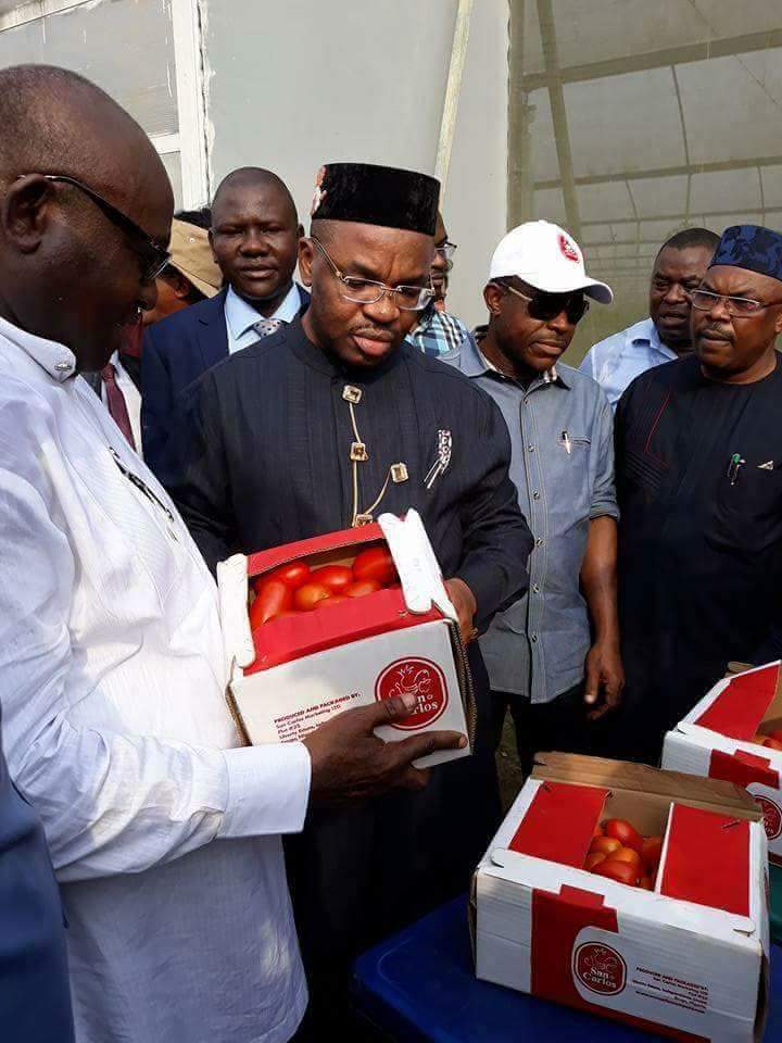 Gov Udom Emmanuel with Agricultural change in Akwa Ibom