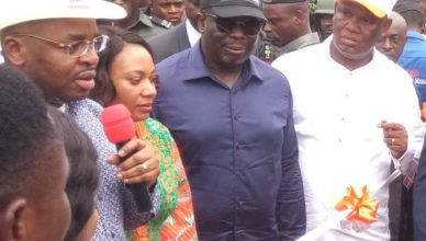 JUBILATION IN UYO AS GOV EMMANUEL INAUGURATES 3 ROADS Udom