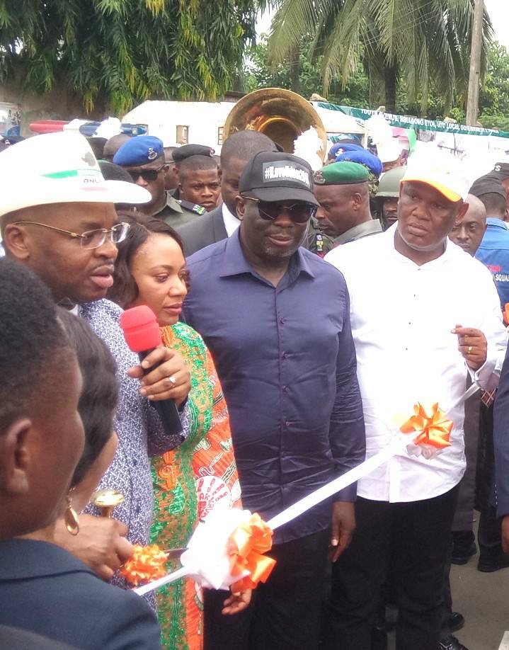 JUBILATION IN UYO AS GOV EMMANUEL INAUGURATES 3 ROADS Udom