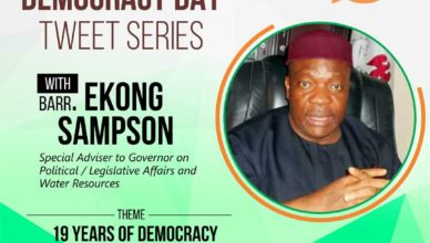 Organized by Coalition of Online Publishers Akwa Ibom State (COOPA) and tagged ‘DEMOCRACY DAY Tweet Series