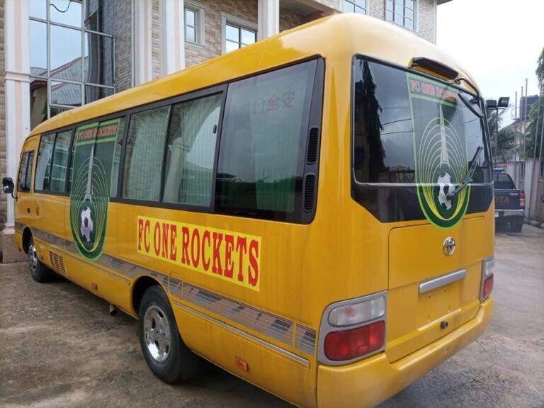 SPORT: FC ONE ROCKET ACQUIRE NEW BUS AHEAD OF NEW NNL SEASON